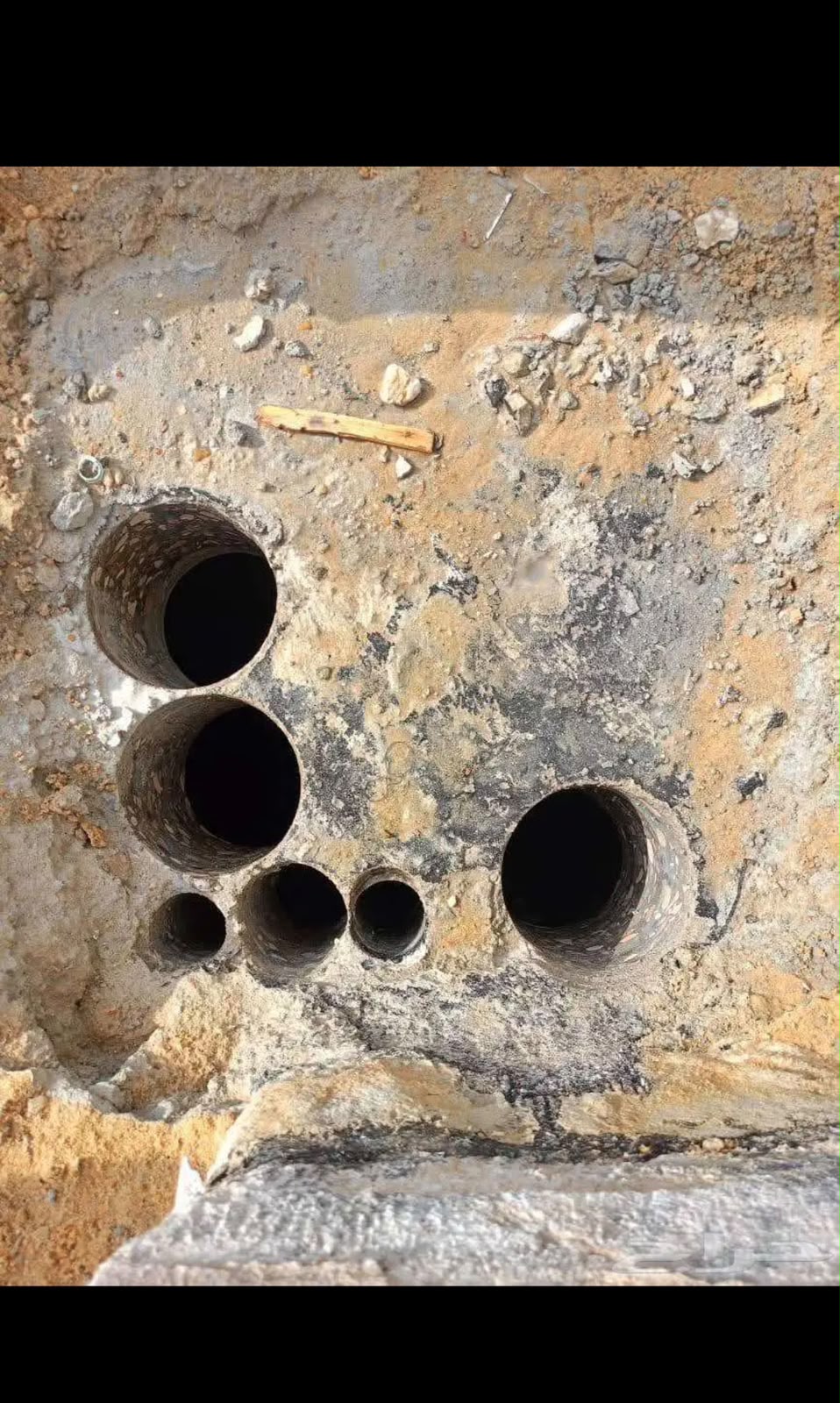 فتحات كور دائرية متعددة الأقطار